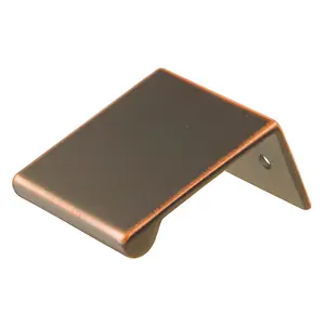 212 MAIN Oil Rubbed Bronze Highlight Lip Pull Handle, 1 in. Oil Finish Door Hardware Accessory
