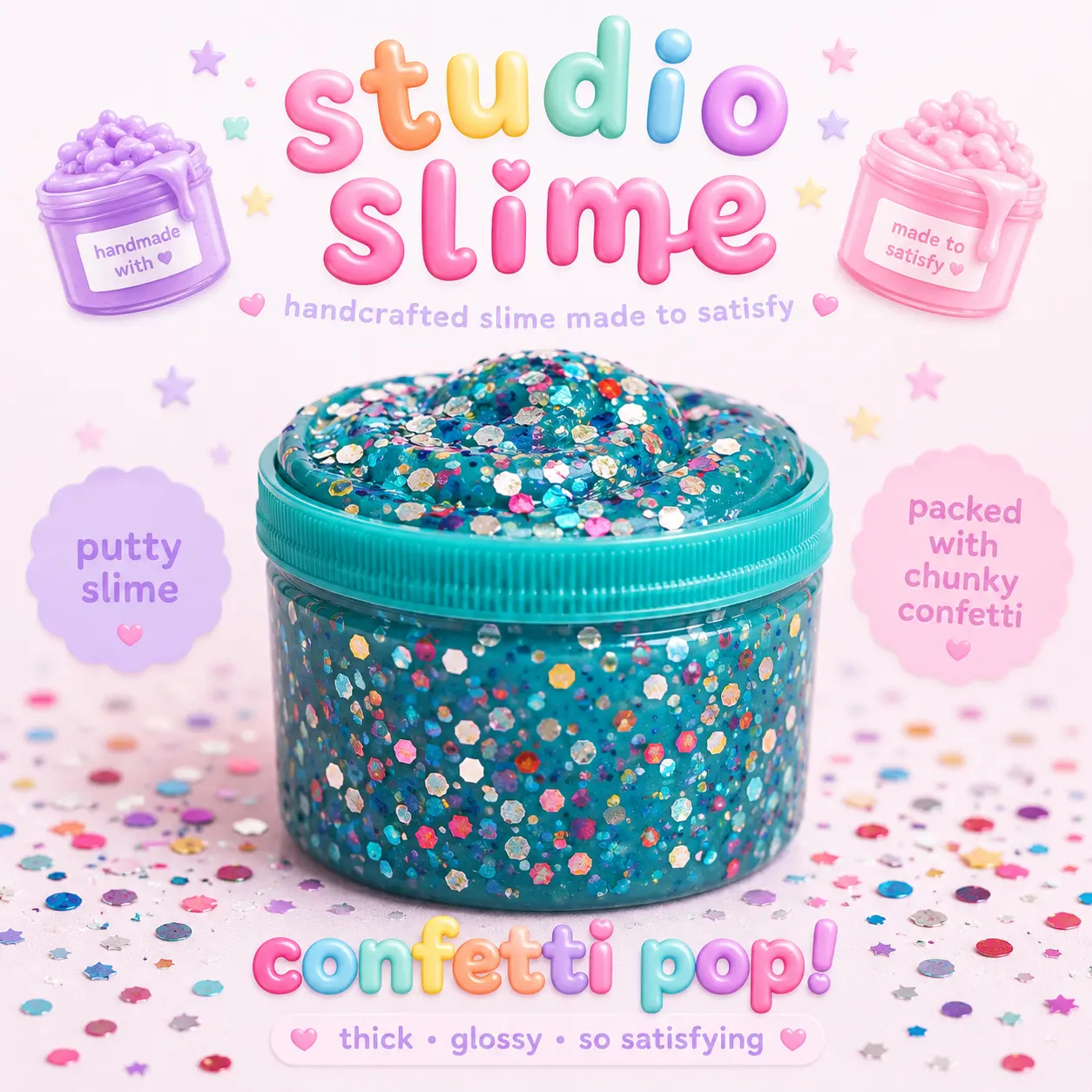 Confetti Pop Slime