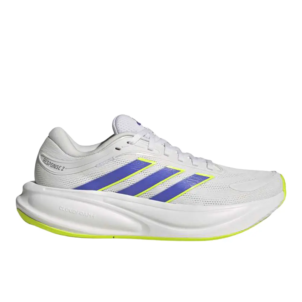 adidas Womens Response 2 Running Sneakers Shoes - Blue, White
