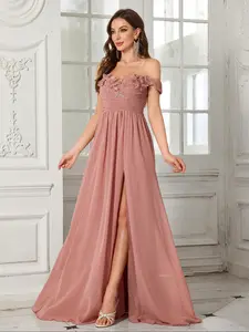 Women's V Neck Corset Dress, Sleeveless Waist Cinched Oversized Hem Maxi Floor-Length Gown, Luxurious Beaded Embroidery Evening Prom Formal Wear Dress, Womenswear Chic Elegant