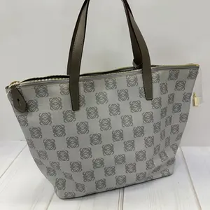 Pre-owned Loewe 1 Shoulder Bags Anagram Coated Canvas Tote YX