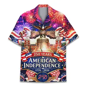 Happy Fourth of July Hawaiian Shirt Adult Youth, Patriotic Aloha Shirt Button Up, USA Flag Party Shirt, Independence Day Top, Unisex FitsHappy Fourth of July Hawaiian Shirt Adult Youth, Patriotic Aloha Shirt Button Up