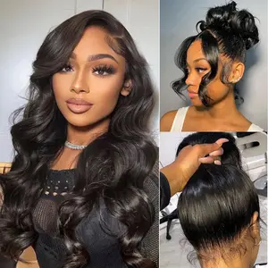 [Clearance Sale]Body Wave 360 Full Lace Frontal Wigs Human Hair Pre Plucked with Baby Hair Brazilian Virgin Hair Body Wave 360 HD Lace Front Wigs
