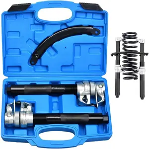 Heavy Duty Coil Spring Compressor Tool 3 Pieces Macpherson Strut Spring Compressor with Jaws and Holder Max Load 2645 Pounds