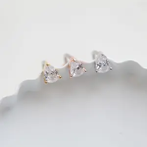 NEW! • CZ Teardrop Navel Ring • Dainty Floating Belly Ring • Statement Trendy Stone Body Jewelry • Simple Sparkly Small Belly Button Ring