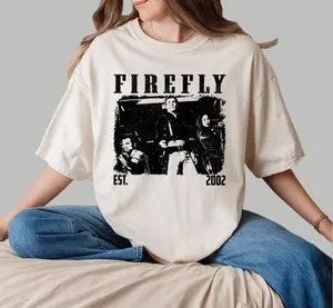 Firefly T-Shirt, Vintage TV Series Tee, Retro Sci-Fi Firefly Shirt, Classic Cult Favorite Graphic T-Shirt, Cool Space Western Tee for Him, Nostalgic Show Shirt, Christmas Gift Idea