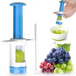 Grape Cutter, Fruit Slicer and Veggie Divider with Stainless Steel Blades for Supplement