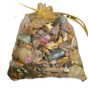 Crystal Confetti Mojo Bags, Spell Satchel, Gris Gris - 4oz Protection, Good Luck, Money Magnet, Love Lure, Chill Out, and Sweet Dreams Confetti
