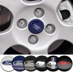 Ford Wheel HUB Center Cap Set, Car Emblem Decoration Accessories, Replacement Rim Cover for Focus/mondeo/edge/mustang, Exterior Modification Parts