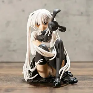 Sub-Mu Popular Anime Character Beautiful Girl Figure - Black Outfit, Unique Design, Realistic Artwork, Top Women's Top Item