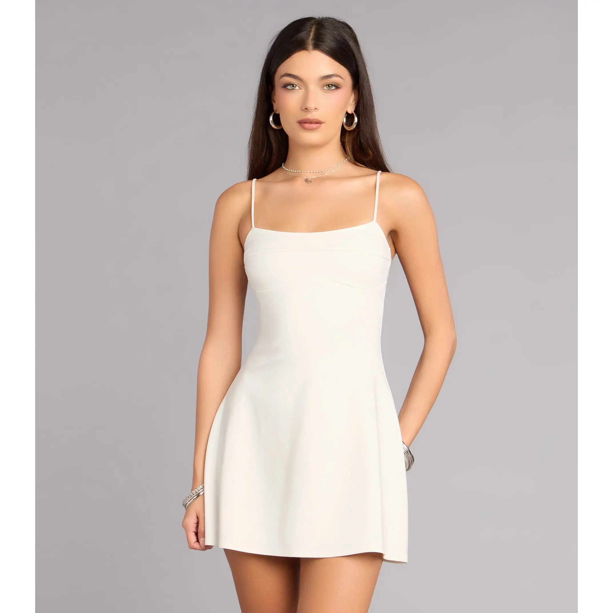 mini dress a line GOLDIE MINI DRESS