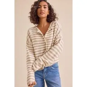 Altar'd State Hollen Striped Women's Sweater