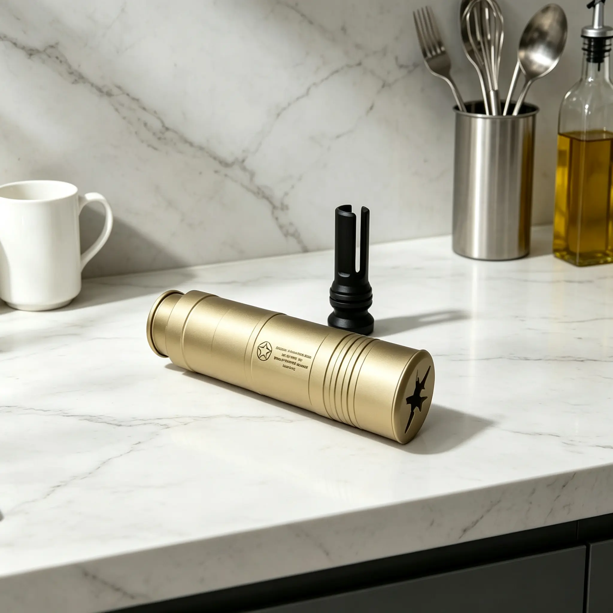LS Kitchen Gadget Organizer Cylinder, Multi-purpose Storage Tube for Kitchen Counter Accessories