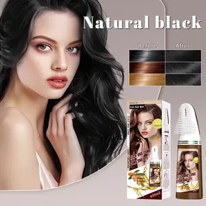 3-in-1 Hair Dye shampoo, Natural Hair Dye Cream，Natural Plant No Bleaching Instant Hair Dye