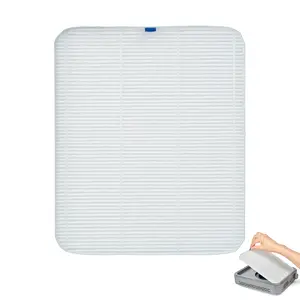 HALMAI Nail Dust Collector Replacement Filter 2 Pack, Reusable Dust Filter Compatible with HALMAI Nail Dust Collector Vacuum Machine, Nail Vacuum Dust Extractor Accessories (White)