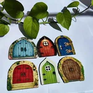Mini Fairy Garden Door Decoration, Mini Fairy Door Decoration, DIY Magic Landscape Decoration, Home Decor Supplies