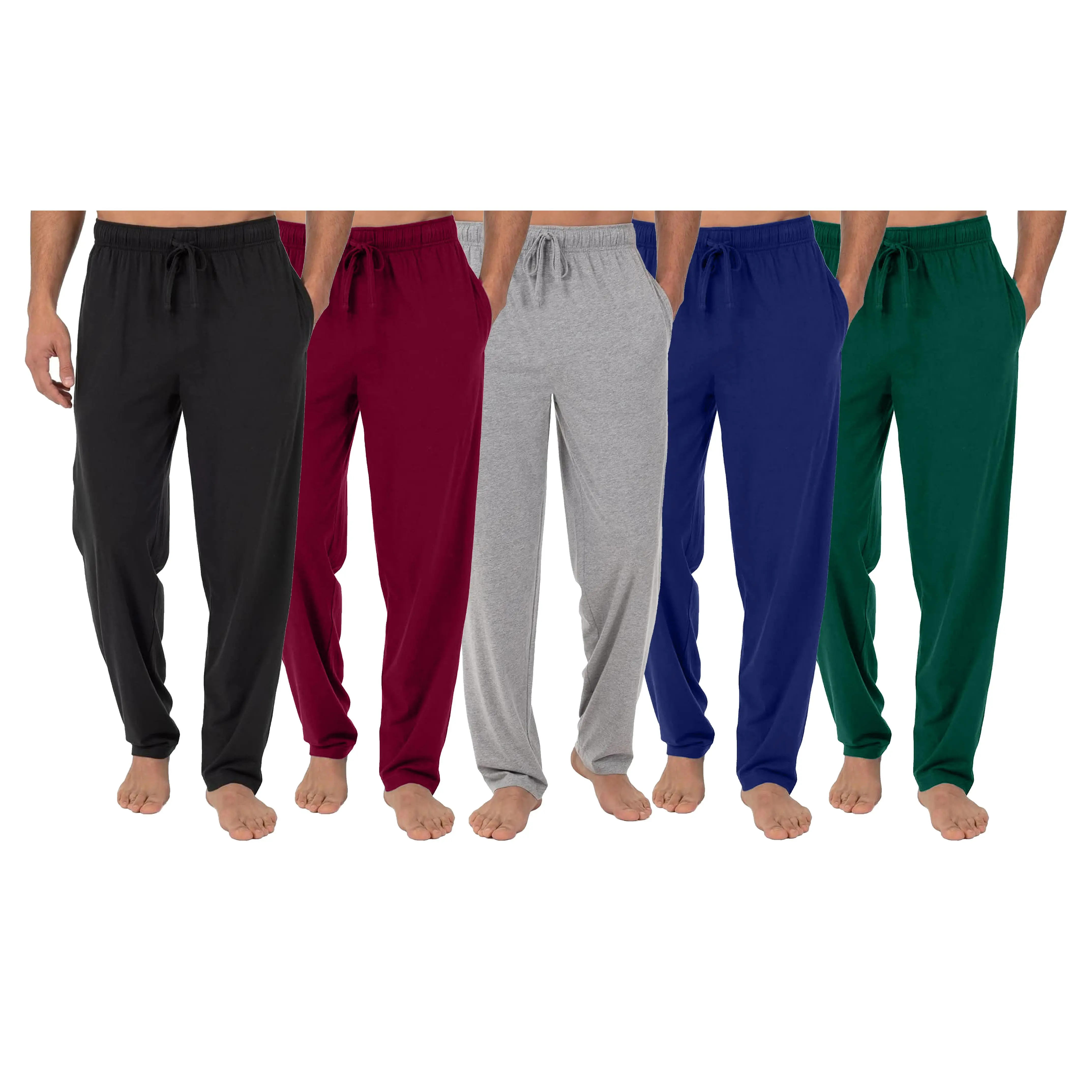 Multi-Pack Men's Classic Cotton Blend Stretch Lounge Pants Pajama Sleepwear Gym Multi-Pack Men's Classic Cotton Blend Stretch Lounge Pants Pajama Sleepwear Gym