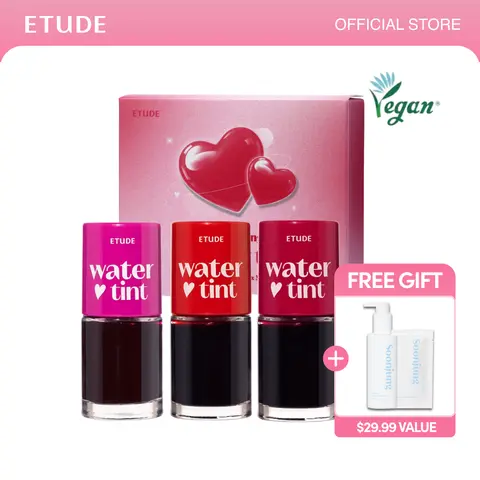 [ETUDE Official] NEW ARRIVAL | Dear Darling Water Tint | 2-in-1 Lip & Cheek Tint | Viral K-Beauty Lip Stain | Long-Lasting Wear | Hydrating Formula | Smudge-Proof Wear | Vivid Buildable Color