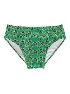 Fashion Men's Python Print Triangle Swim Trunks Lightweight Quick Dry Drawstring Design Swimwear Training Competition Sports Triangle Swim Trunks Beach Party Bikini Swimwear Pool Wrestling Surfing Sexy Gift for Men