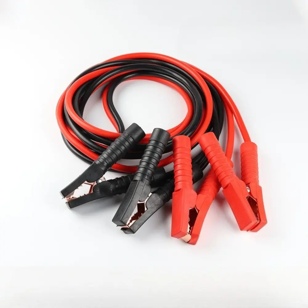2026 Heavy Duty 1000A 2.5M Pure Copper Jumper Cables,Insulated Alligator Clamp Car Battery Jump Leads Booster Cables Roadside Emergency Tool for 12V Car SUV Truck Van Automobiles Accessories
