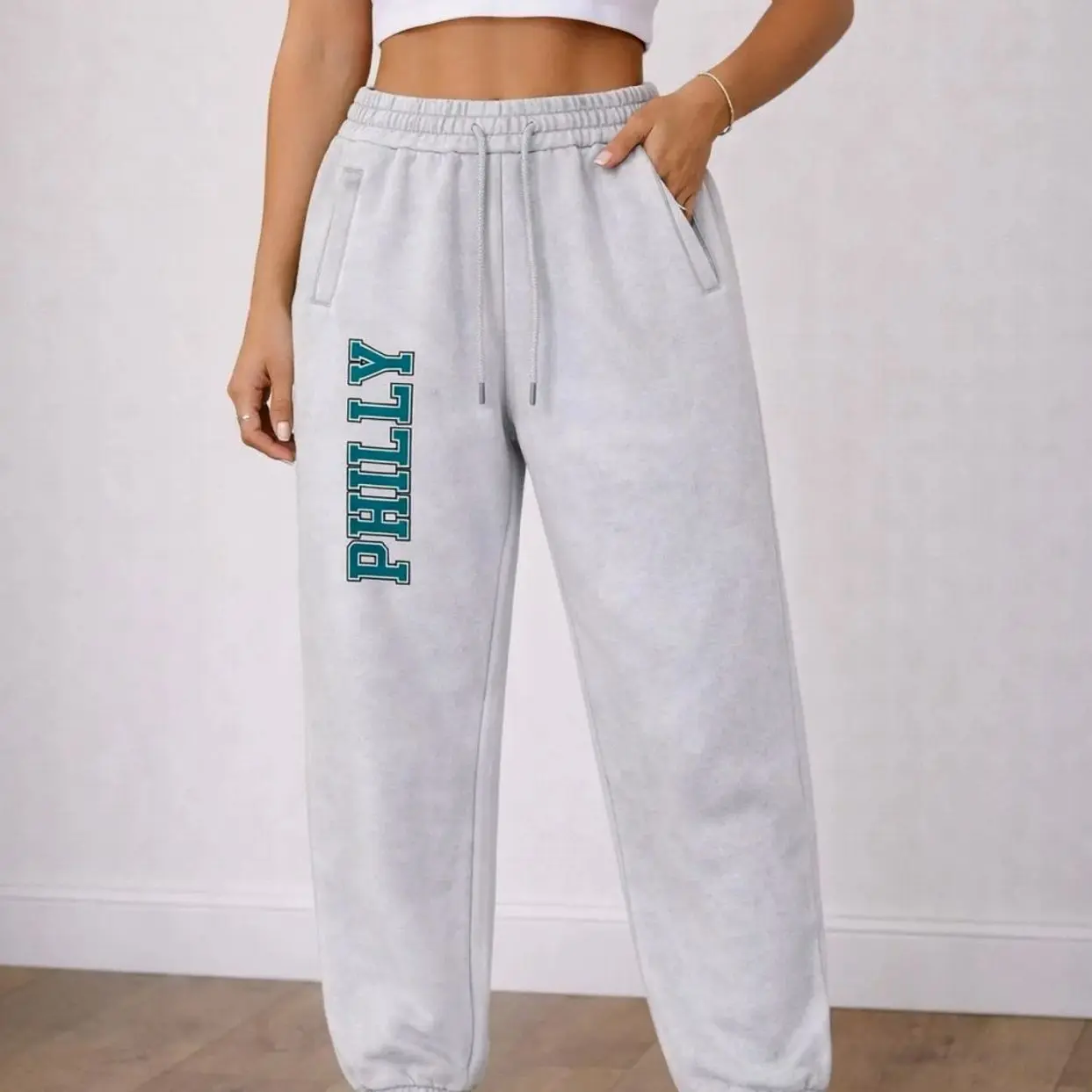 Philadelphia Fleece Joggers Unisex, Philadelphia Football Sweatpants, Cozy Jogger Pants, Game Day Lounge Bottoms, Tailgate Gift B
