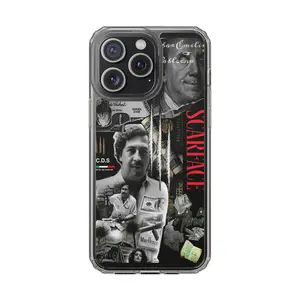 C.D.N SCARFACE Tough Phone Case , iPhone 17 16 15 14 13 12 11 X 8 7 Pro Max/Pro/Mini, SAMSUNG GALAXY 21 S22 S23 S24 25 ULTRA PLUS Shockproof Anti-Drop Protective Cases