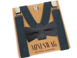 Charcoal Bow Tie