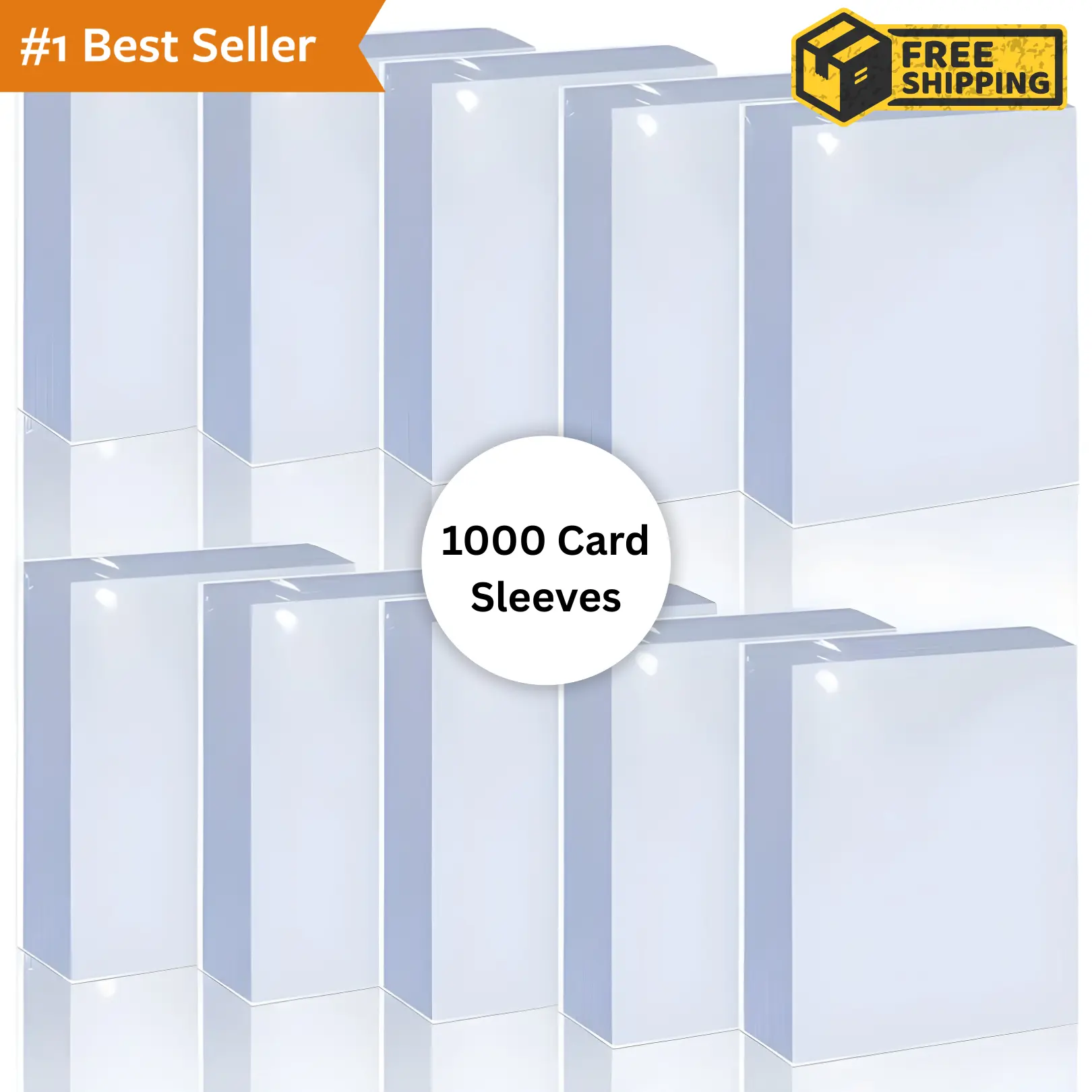 1000 Premium Card Sleeves Ultra Clear Soft Sleeves for Trading Sports Pokmon  MTG Baseball Standard Size Protection Bulk Pack - TikTok Shop