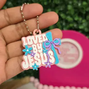 Loved By Jesus Soda Can Opener, 3D Printed, One Piece, Christian, Can Opener