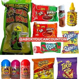 Dil Pickle Kit Challenge Sour Candy- 12 Items Total Tiktok Snack Viral Chamoy