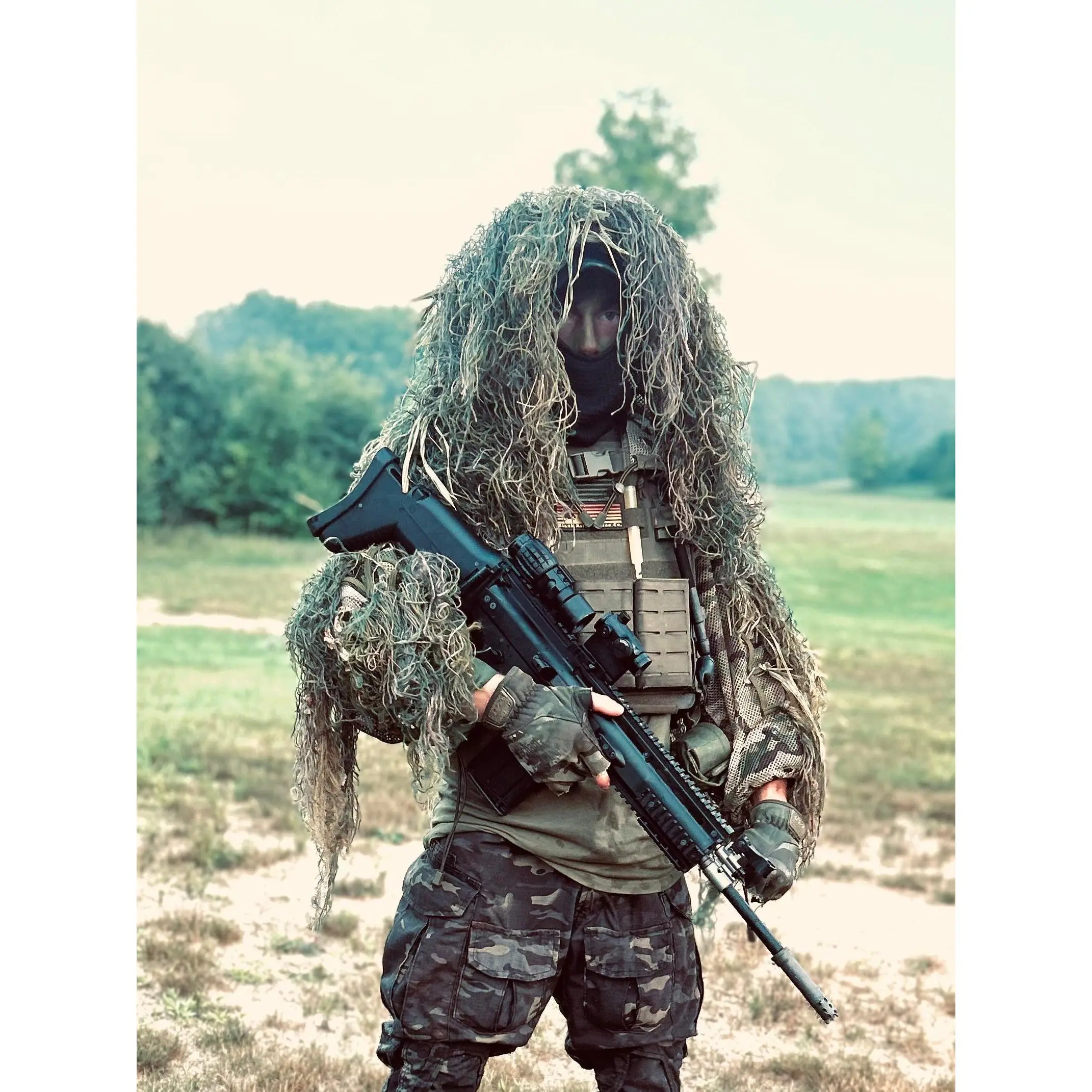 Dev-Gru Viper Style Ghillie Hood (Fully Garnished)