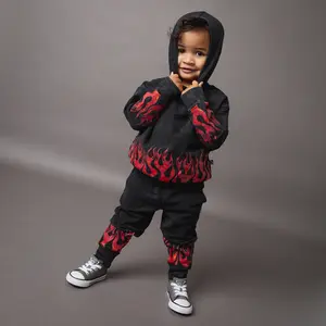 Relaxed Fit Joggers - Flames