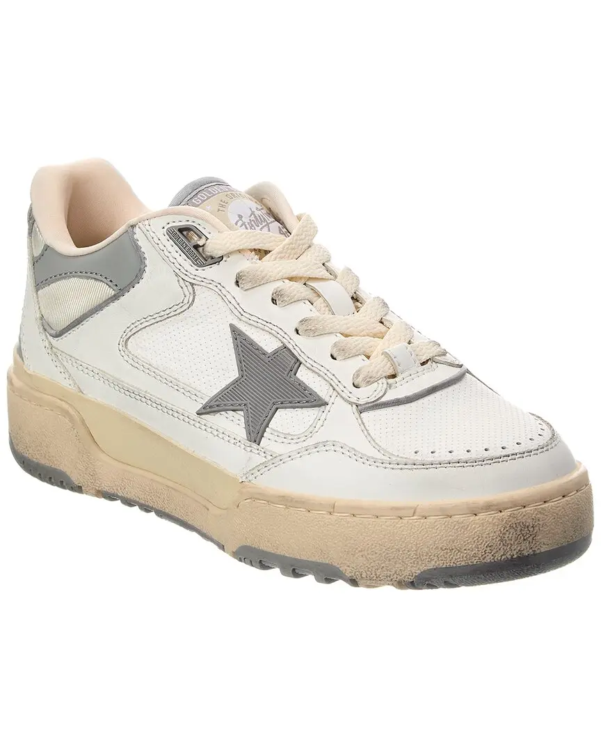 Golden Goose Forty2 Leather, Canvas & Rubber Sneaker