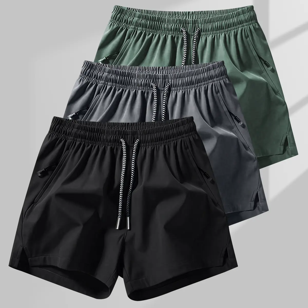 3-Pack,Men's Summer Versatile Casual Breathable Shorts, Suitable For Fitness & Sports,shorts men 3-Pack,Men's Summer Versatile Casual Breathable Shorts, Suitable For Fitness & Sports,shorts men