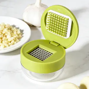 Mini Garlic Press Abs Material, Home Use Manual Garlic Crusher, Small Garlic Grinder, Efficient Garlic Mincer Tool, Kitchen Utensils Gadgets