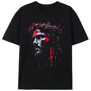 Jesus Graphic Men's Tee |   Unisex Christian Top for Church & Daily