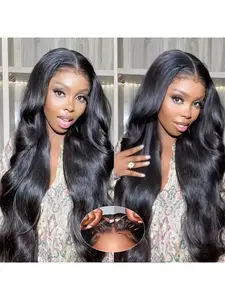 5X5 Lace Front Wigs Human Hair 180 Density Body Wave HD Lace Frontal - Pre Plucked Glueless Nature Look For Women