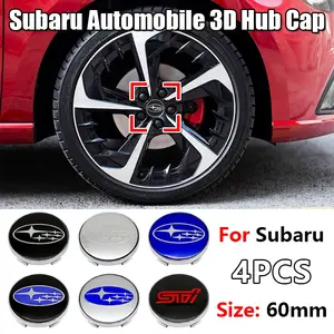 Universal Car Wheel Center Cap Cover, Subaru Wheel Decoration, Hubcap Emblem, Waterproof Anti-Fade Accessories, Custom Appearance Enhancer, Distinctive Appearance