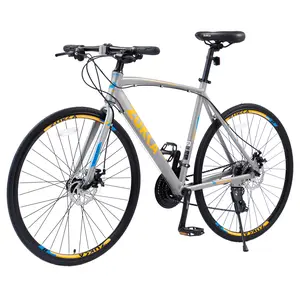 24 Speed Hybrid Bike Disc Brake 700C Road Bike for Men Women's City Bicycle