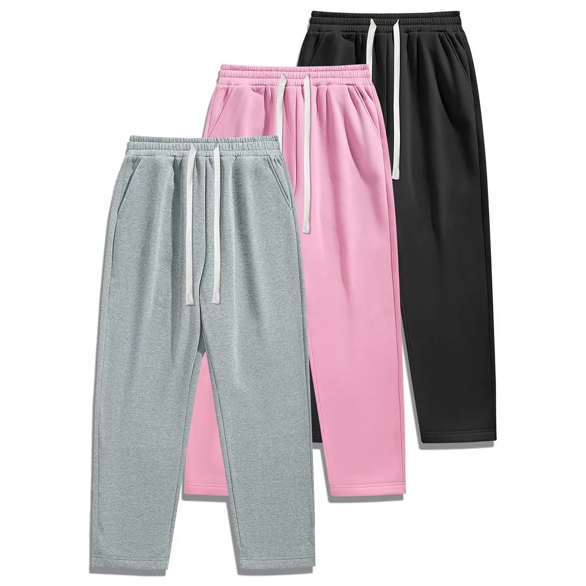 1719 - Light Gray + Pink + Black