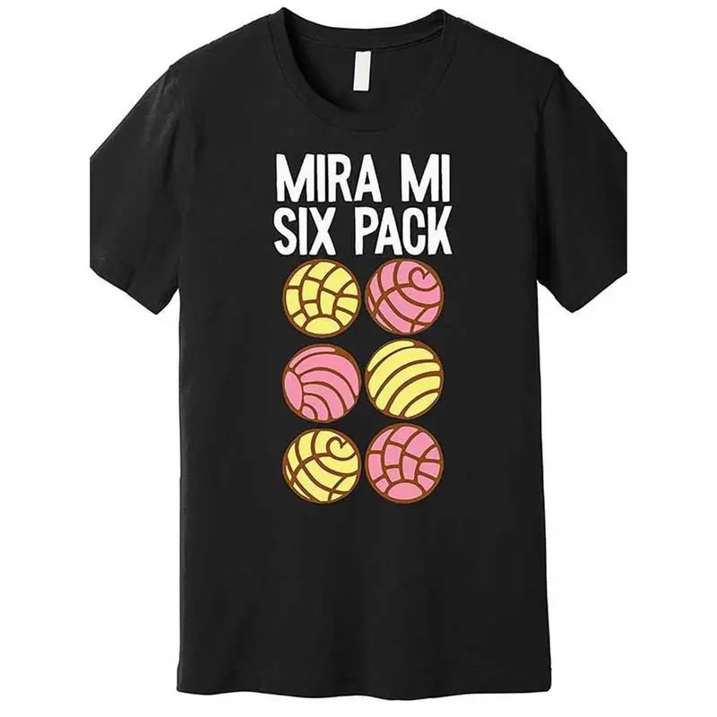 Men's Letter Print Round Neck Tee Conchas Pan Dulce Latina Mexican Mujer Concha Pastry Premium T-Shirt 666569 funny Men’s Short Sleeve Graphic T-shirt Collection black TT2 Golf Gift T-Shirt For Men and Women t shirts