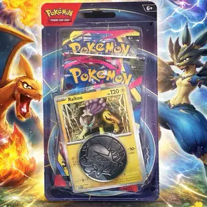 Pokémon TCG 2 pack  blister [Raikou] w/Coin Collectible card