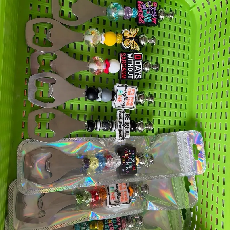 Customizable Beadable Bottle Openers - Direct Message to Select Focal Beads