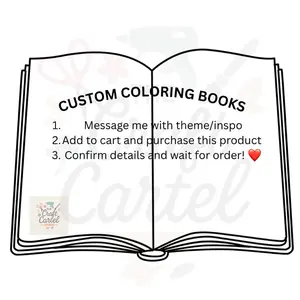 Custom Coloring Books - Party Favors - Custom with any theme - name and age - come with 4 pack crayons