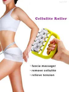 Handheld Manual Roller Massager, Portable Compact Tool for Post-Workout Full-Body Relief — Neck, Shoulder, Back, Leg Muscle Tension & Meridian Fat Release (Home, Office Use)