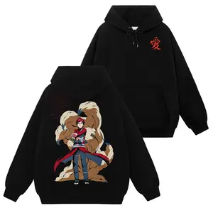 [Shinobi Shop] Limited Gaara Kazekage Hokage Shukaku - Naruto Shippuden #171 Hoodie T-Shirt Sweatshirt, Retro Vintage Unisex Graphic 90s Cotton, Gift For Wibu, Anime Manga Y2K Streetwear