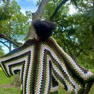 Made By Timari - EARTHY Oversized Crochet Cardigan