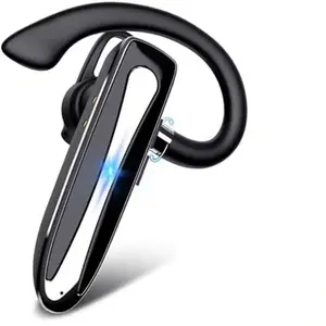 Wireless Business Headphone, Single Ear Earphone with Dual Microphone, Noise Canceling Headset for Driver, Waterproof Earbuds for Outdoors, Wireless Bt Headset