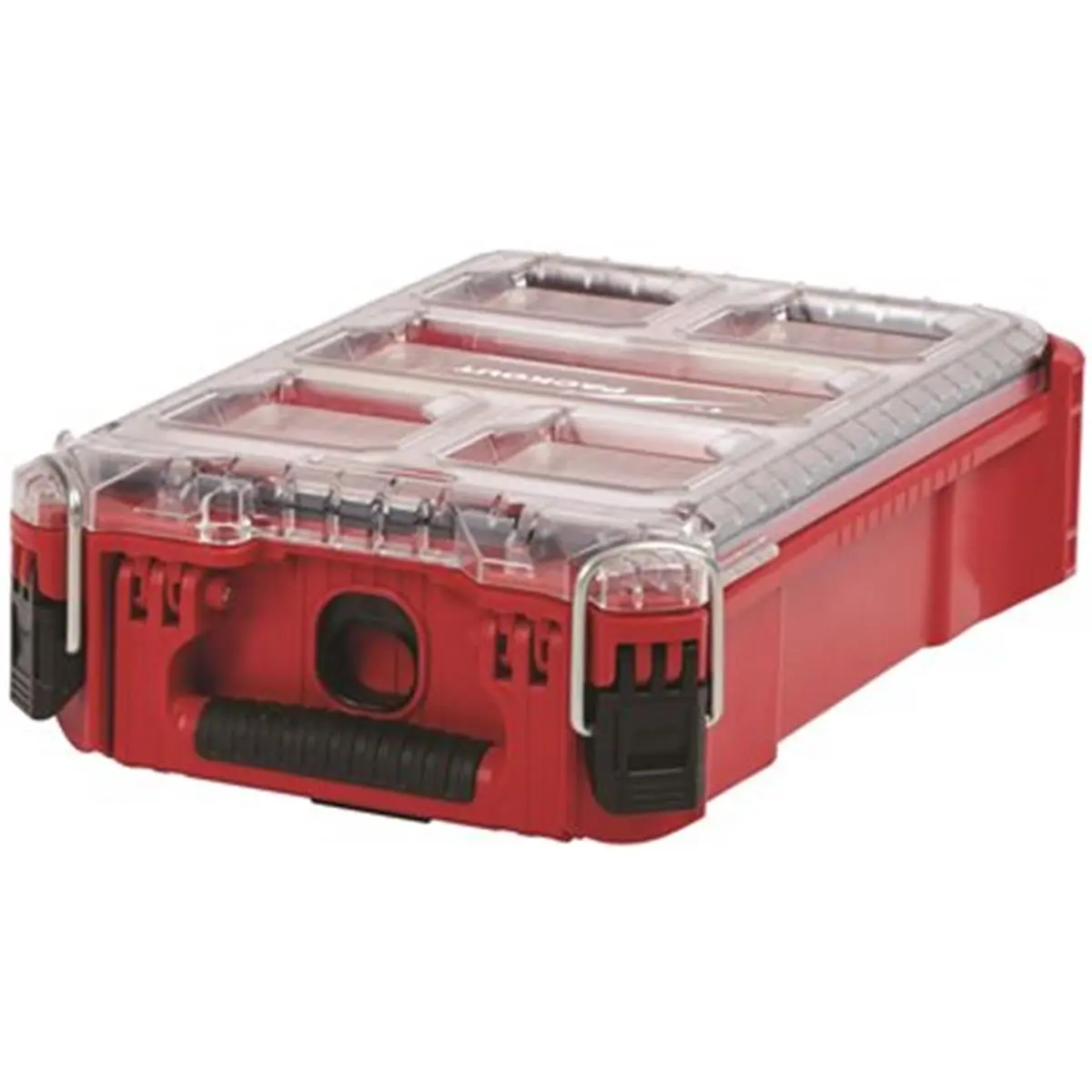 Milwaukee Packout 5 Compact Tool Storage Bag - Modular, Impact-Resistant Polymer Design with 75lbs Capacity & Metal Lock Point