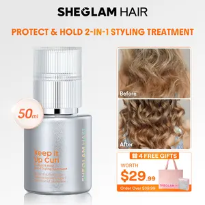 SHEGLAM Hair-Keep it Up Curl Protect & Hold 2-in-1 Styling Treatment Wavy Gel Haircare